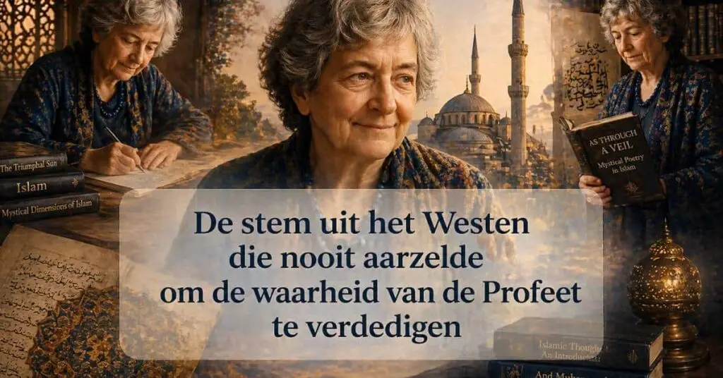 Editorial scène geïnspireerd door Annemarie Schimmel en de spirituele schoonheid van de islamitische beschaving
