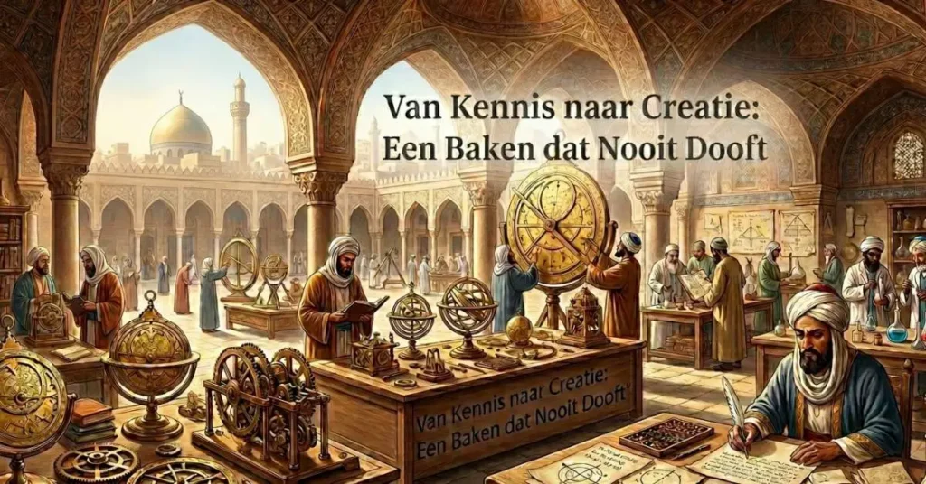 Wetenschappelijke instrumenten en innovaties uit de Gouden Eeuw van Bagdad.