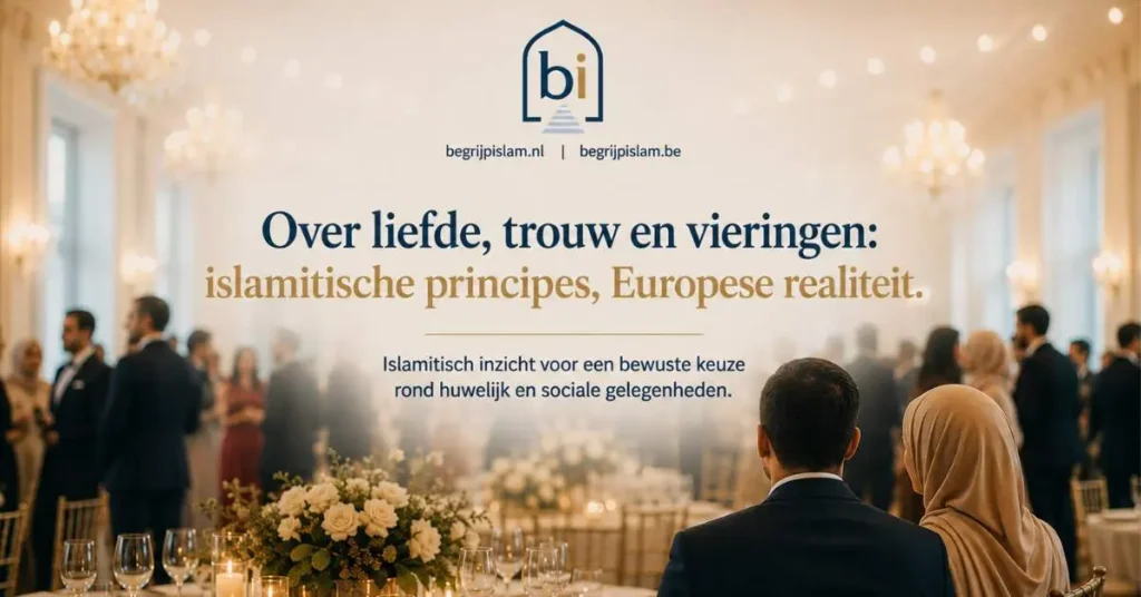 Islamitische visie op gemengde bruiloften en sociale gelegenheden in een moderne Europese context.