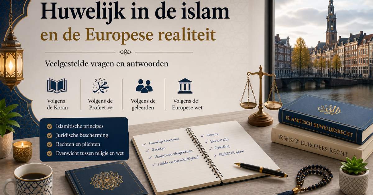 Huwelijk in de islam en de Europese realiteit met nadruk op rechten, wetgeving en gezinsbescherming