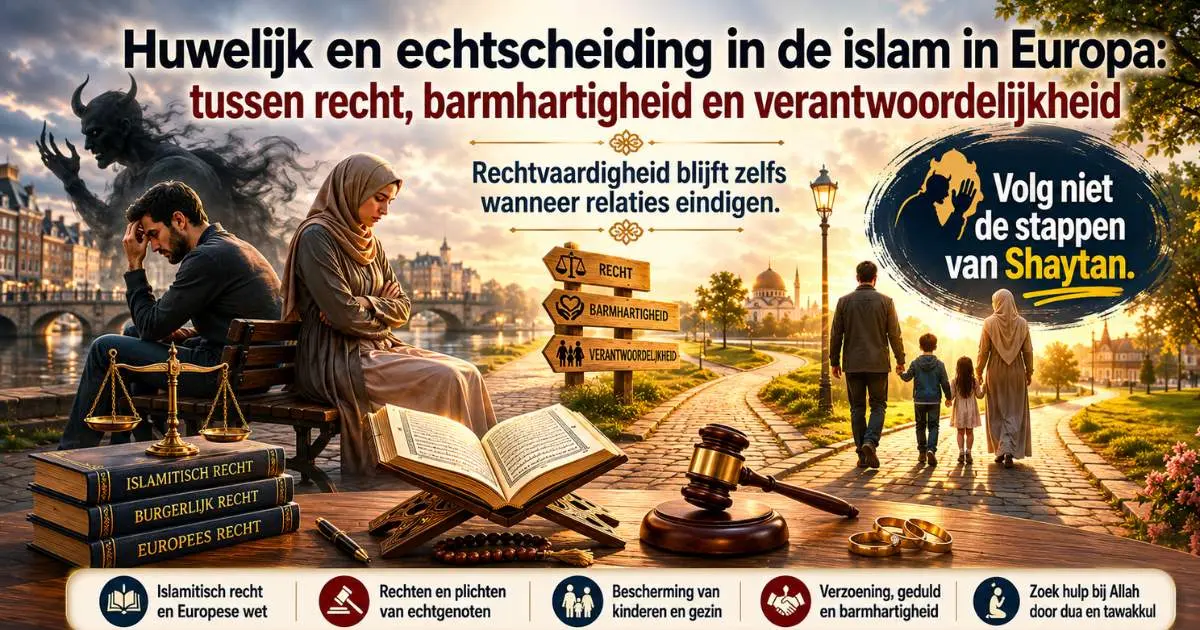 Echtscheiding in de islam tussen rechtvaardigheid, barmhartigheid en verantwoordelijkheid