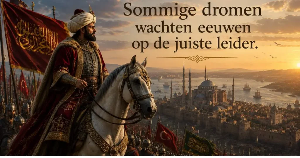 Mehmed II kijkt uit over Constantinopel tijdens de voorbereidingen van de historische belegering.