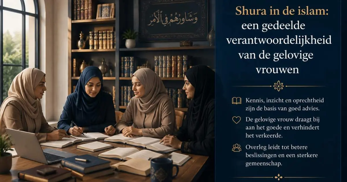 Moslimvrouwen in overleg en studie als illustratie van hun rol binnen de islamitische shura