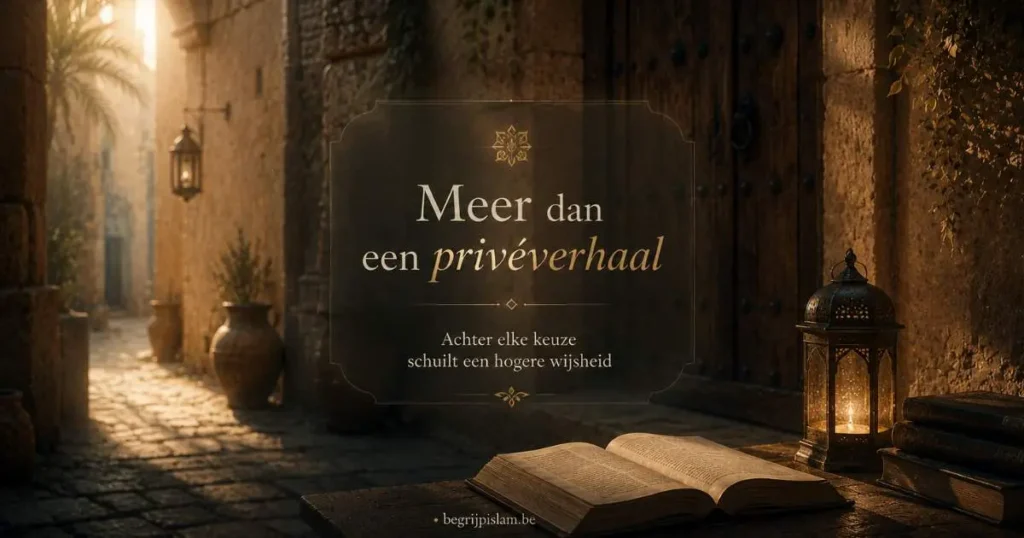 Symbolische historische scène over de huwelijken van de Profeet Mohammed, met nadruk op trouw, kennis en verantwoordelijkheid