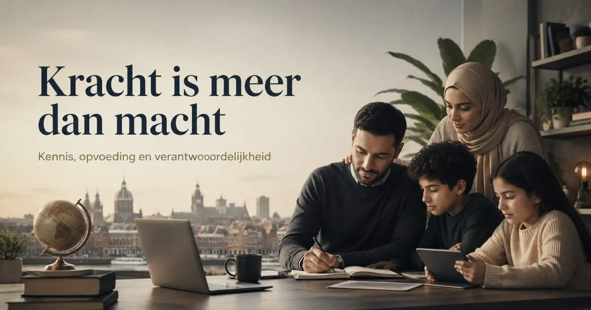 Moslimgezin werkt samen aan kennis en opvoeding als fundamenten van economische, sociale en morele kracht